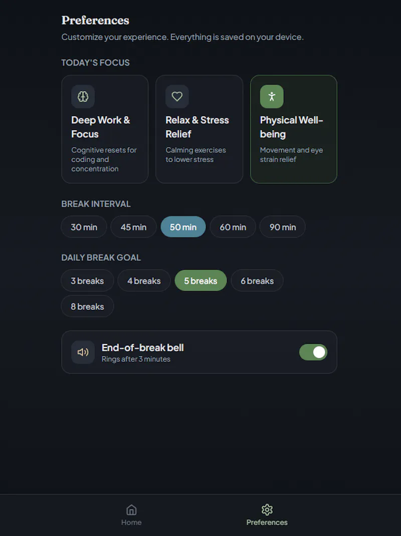 Mindful Breaks screenshot 3