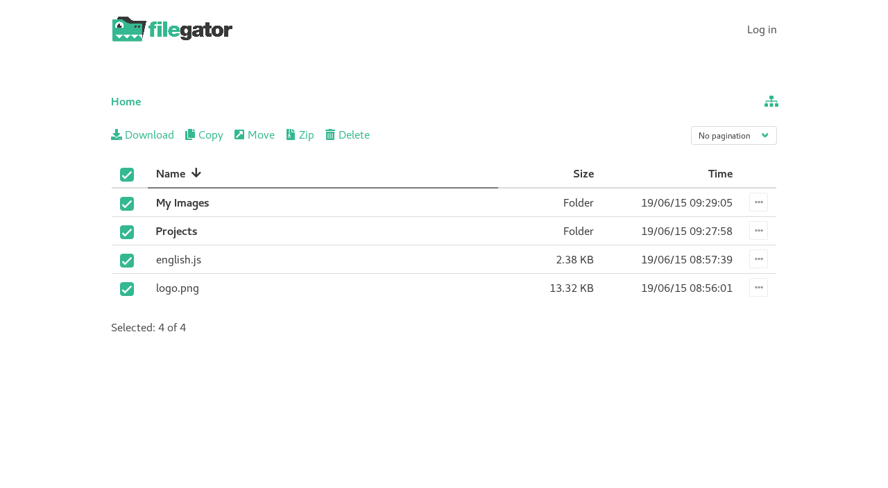 FileGator gallery image