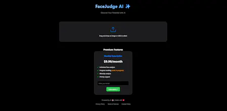 FaceJudge AI Face Analysis gallery image