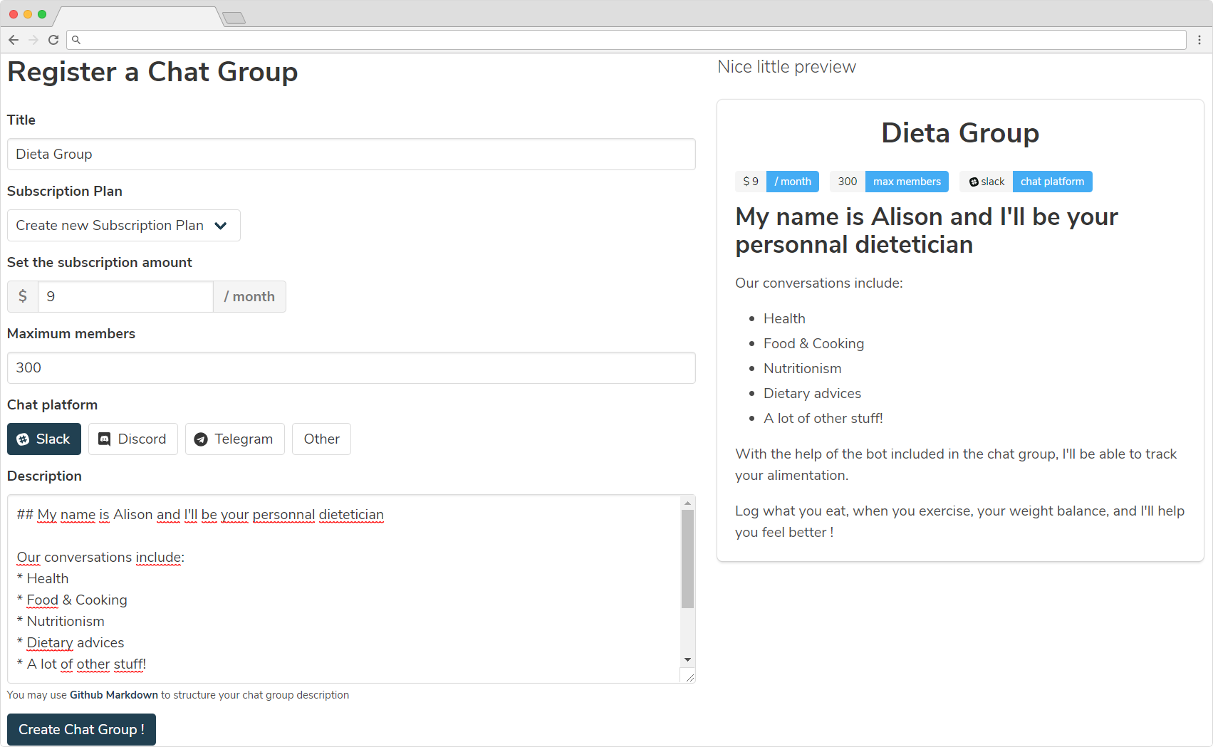 ChatGroup.io gallery image