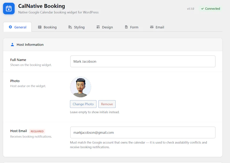 CalNative Booking - Google Calendar screenshot 3