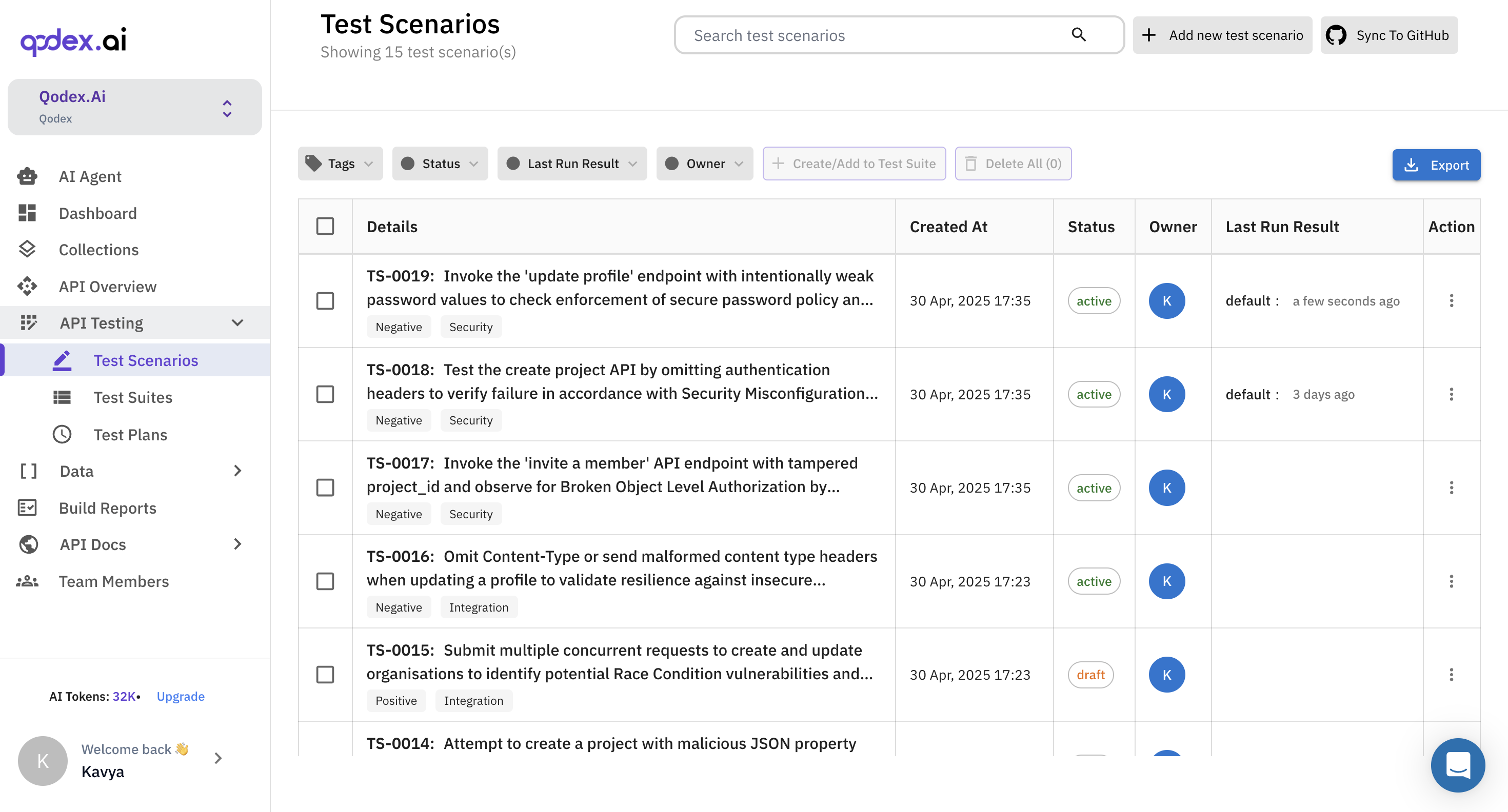 Qodex - Scopri, testare e proteggere le tue API - 10 volte più veloce con AI. media 6