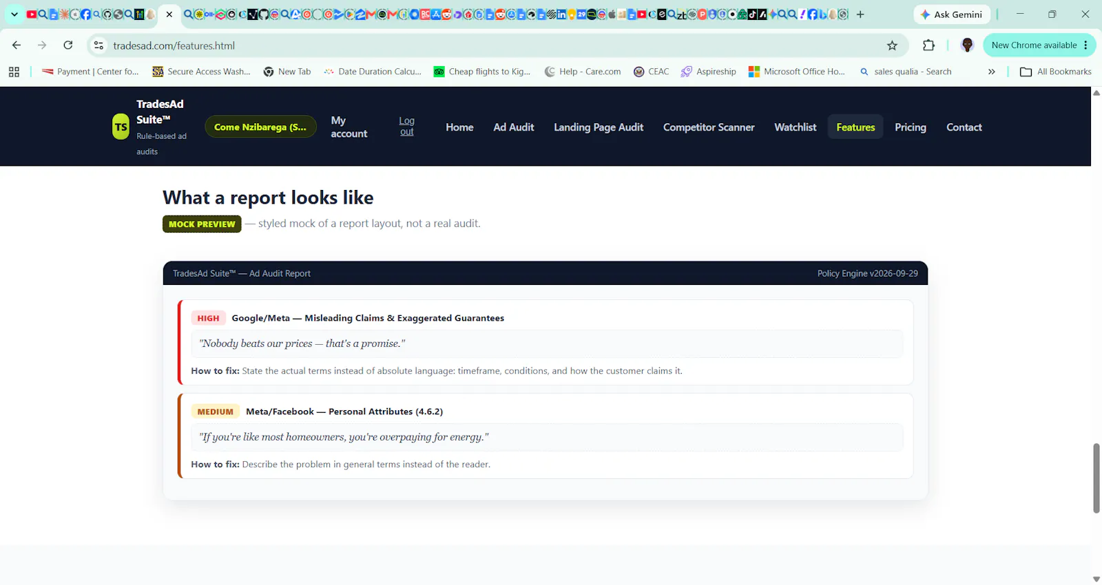 TradesAd Suite™ — Rule screenshot 2