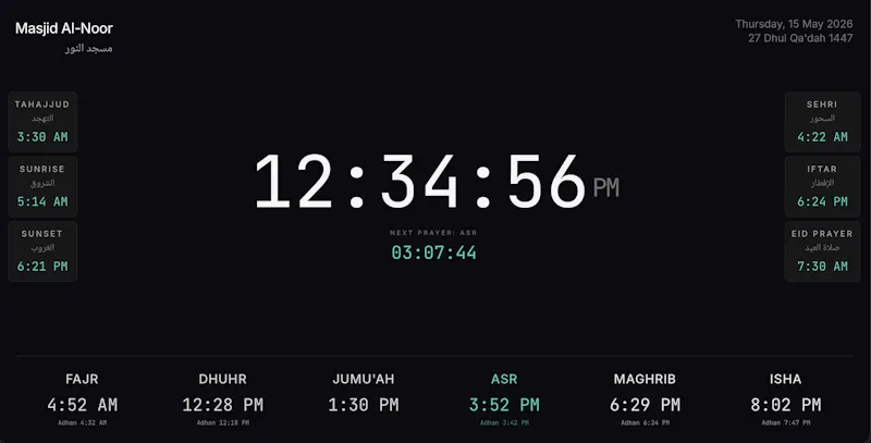 Salah Clock screenshot 14