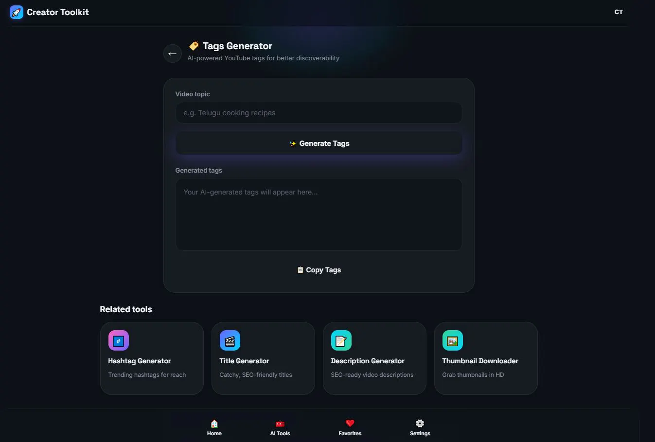 Creator Toolkit gallery image