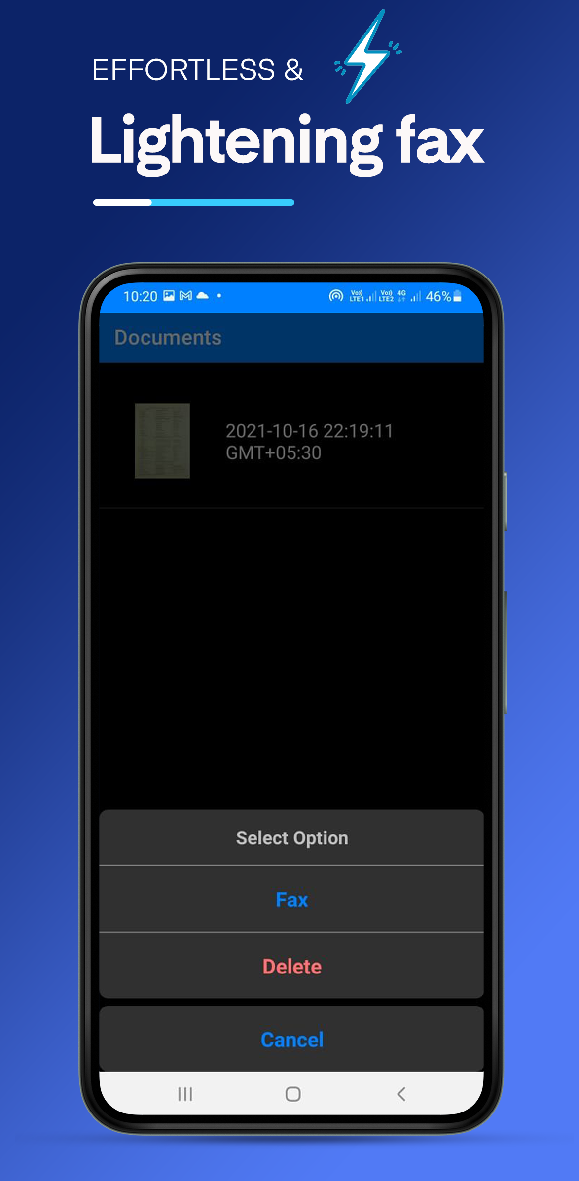 Fax - Stuur fax van telefoon - Stuur faxdocumenten met deze fax -app voor Android. media 3