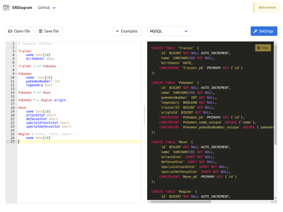ERDiagram gallery image