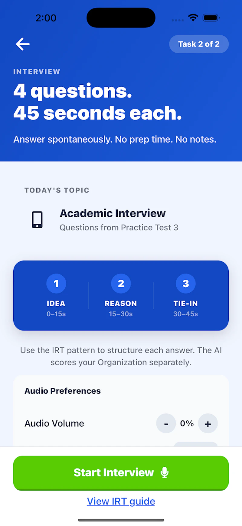 TOEFL Speaking Practice & AI App screenshot 7