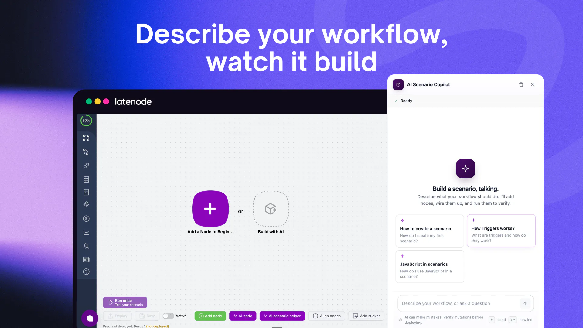 Latenode AI Workflow Builder gallery image