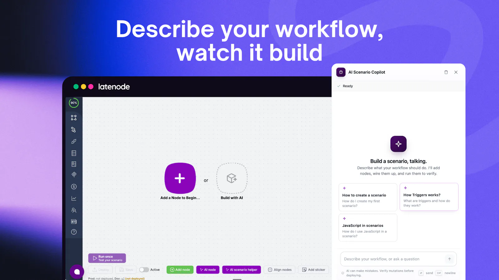 Latenode AI Workflow Builder screenshot 3
