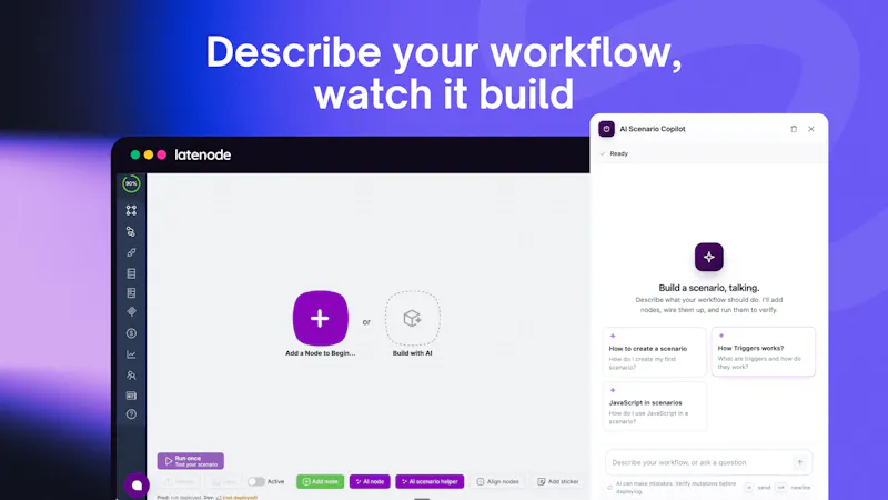 Latenode AI Workflow Builder screenshot 3