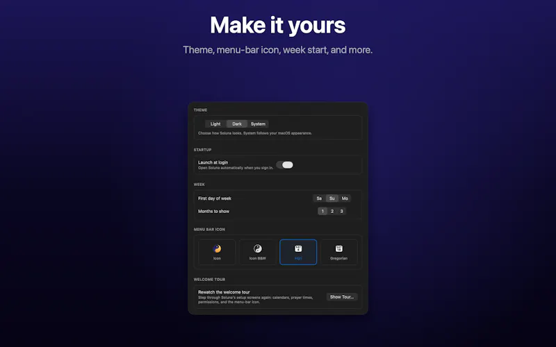 Soluna Calendar for macOS screenshot 11