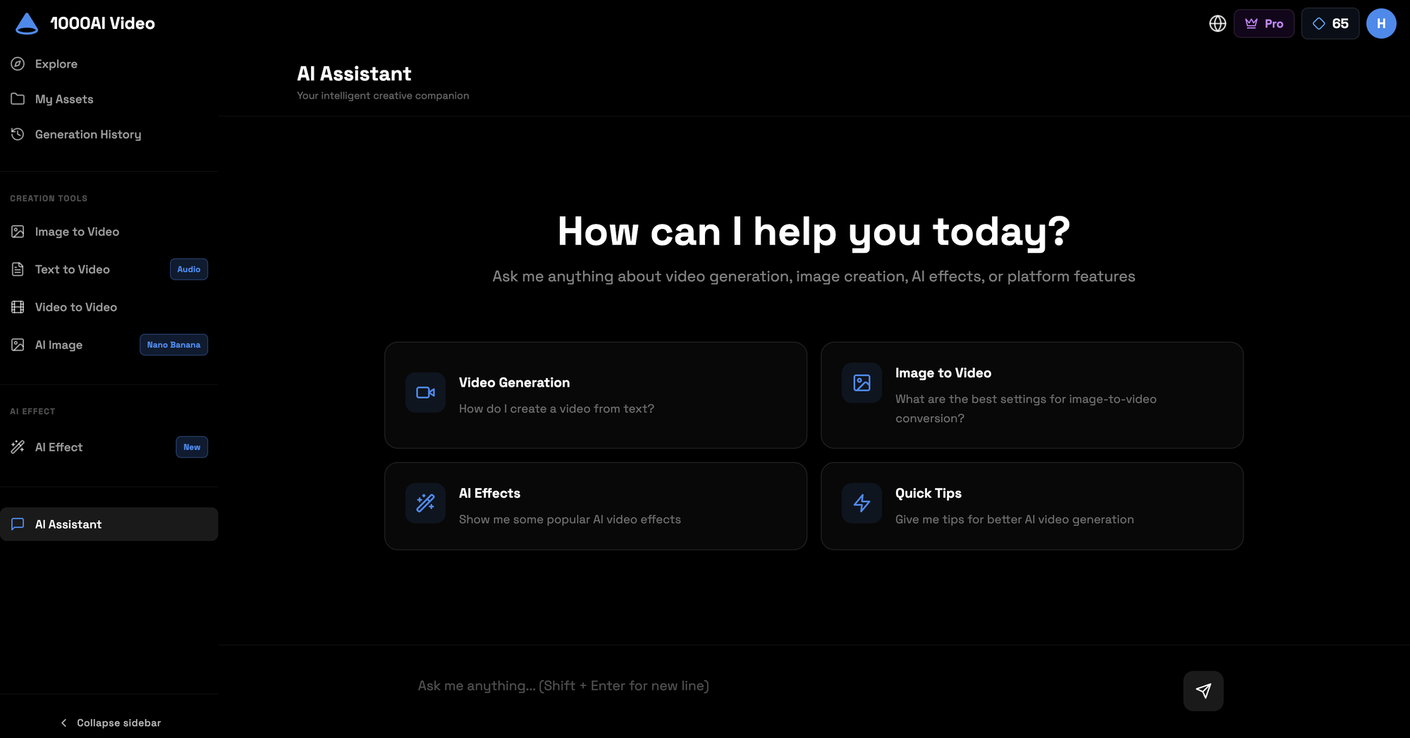 1000AI - Screenshot 3 showing product features and functionality