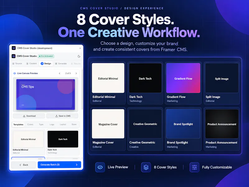 CMS Cover Studio screenshot 3
