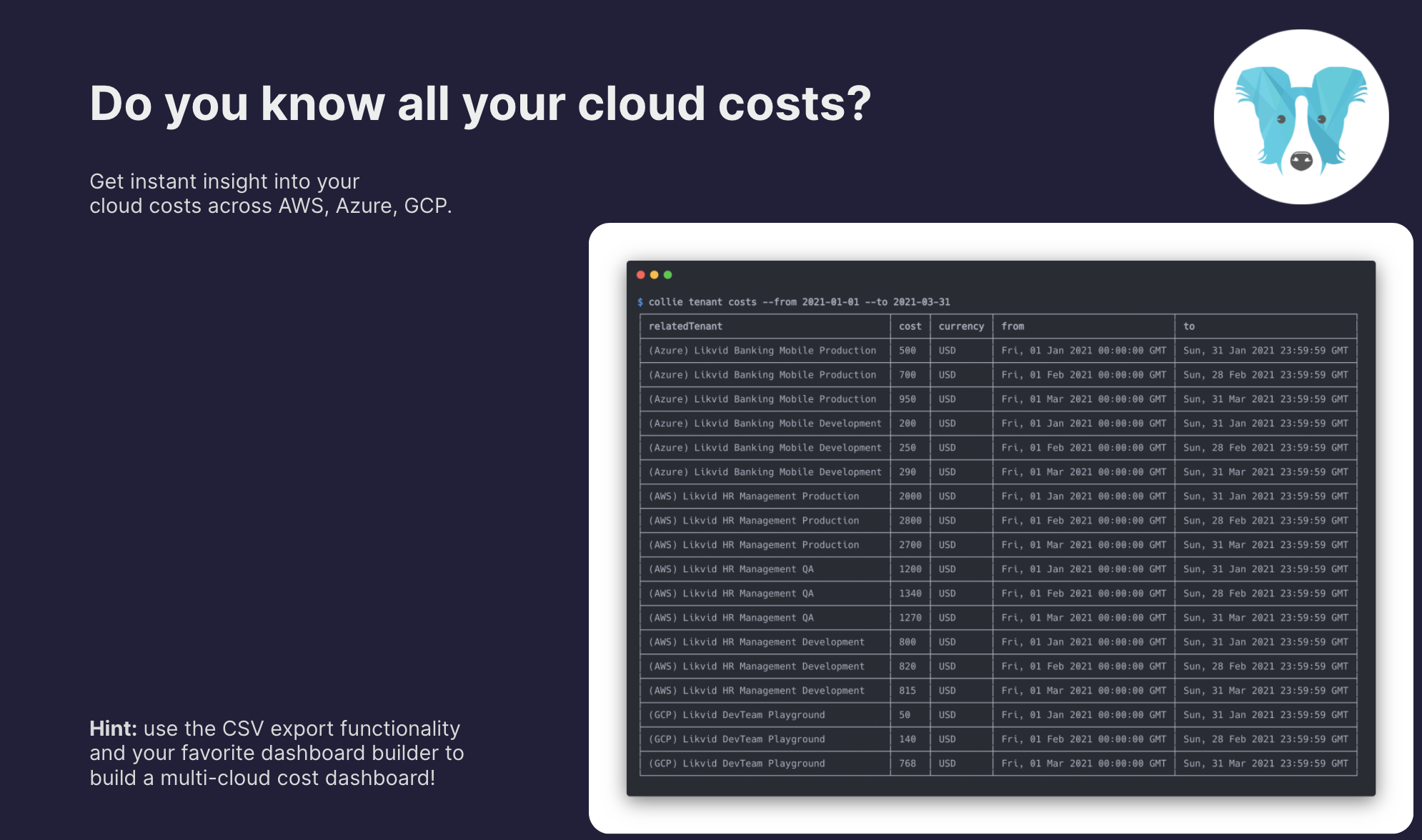 Collie CLI gallery image