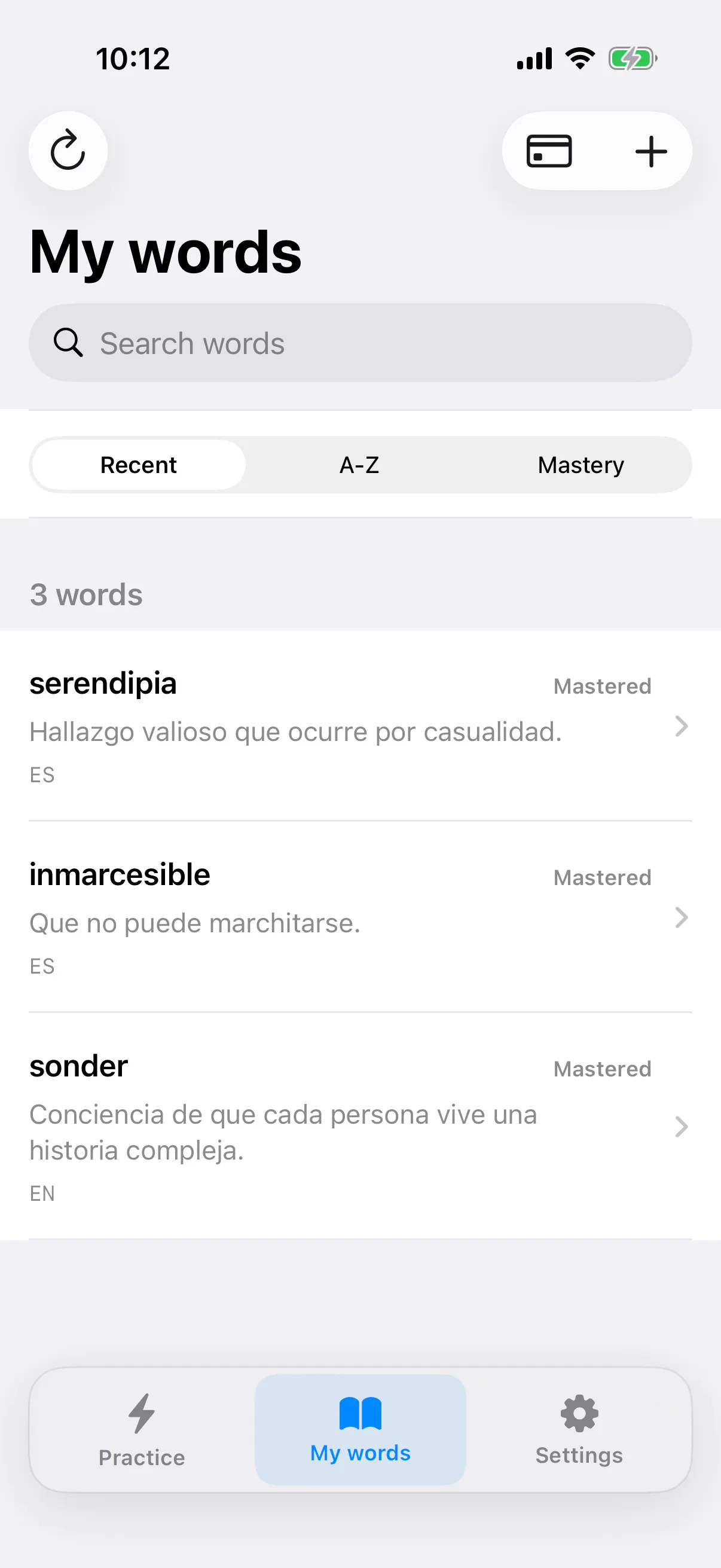 Recordar Palabras gallery image