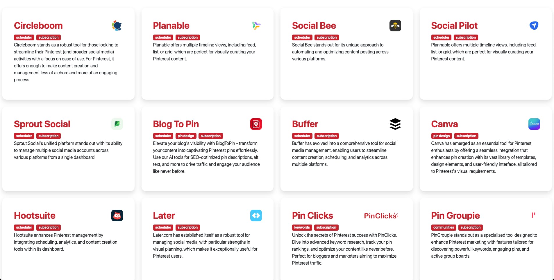 Pinterest SEO Tools media 1