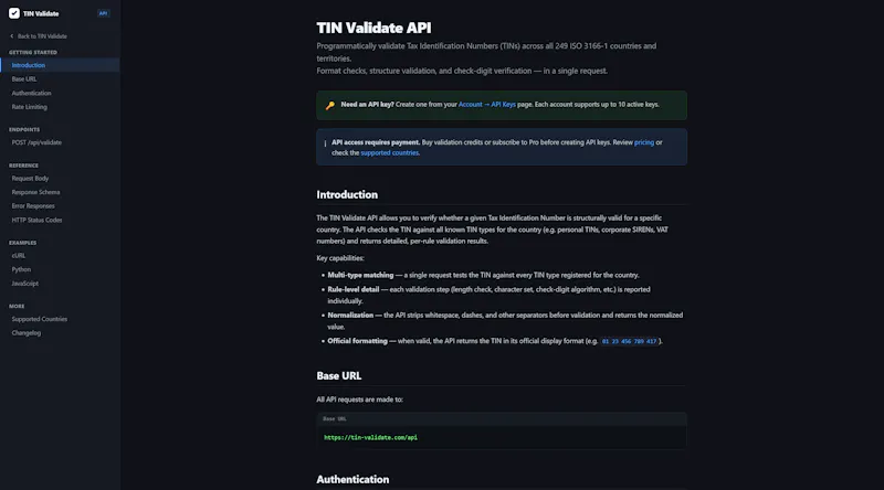 TIN Validate screenshot 3
