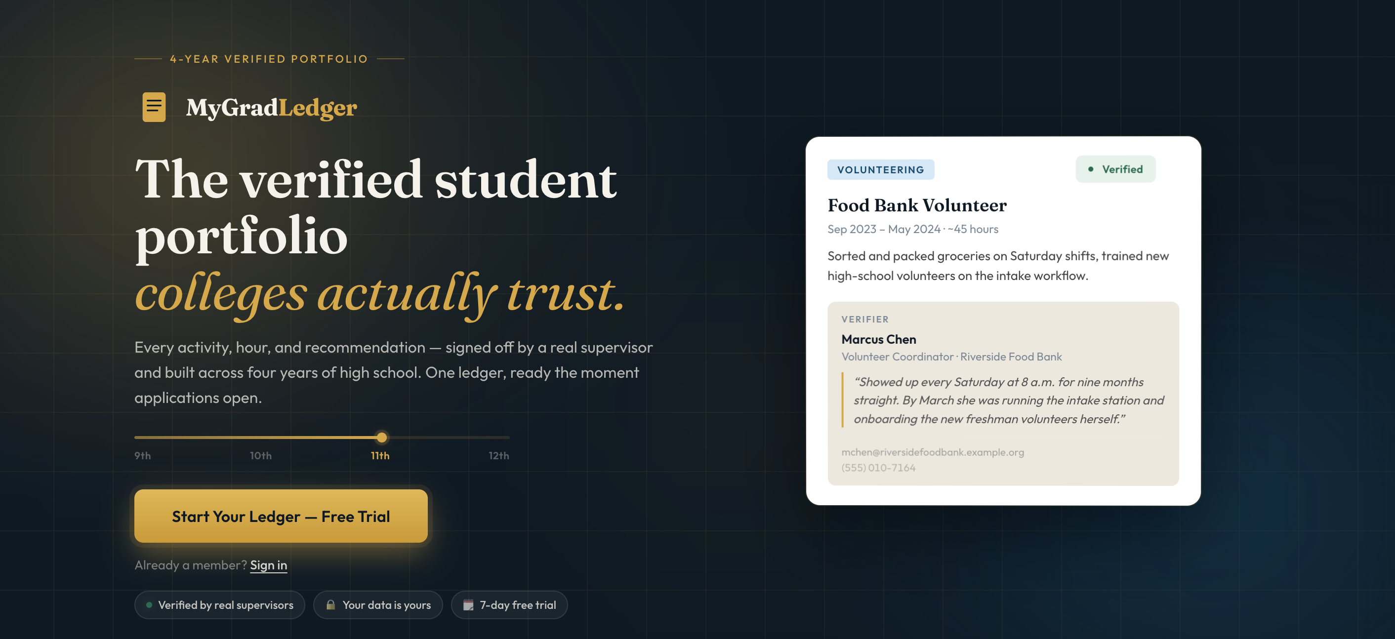 MyGradLedger  gallery image