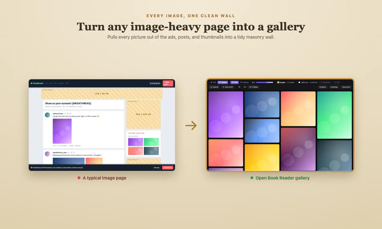 Open Book Reader gallery image