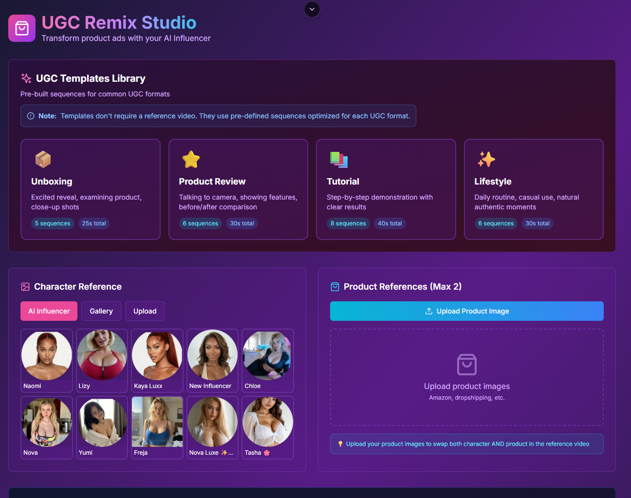 AI Influencer Studio gallery image