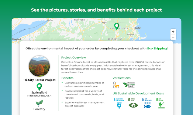 EcoCart: Carbon Neutral Orders gallery image