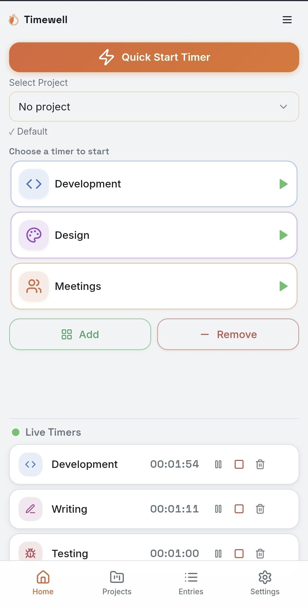 TimeWell - Screenshot 4 showing product features and functionality