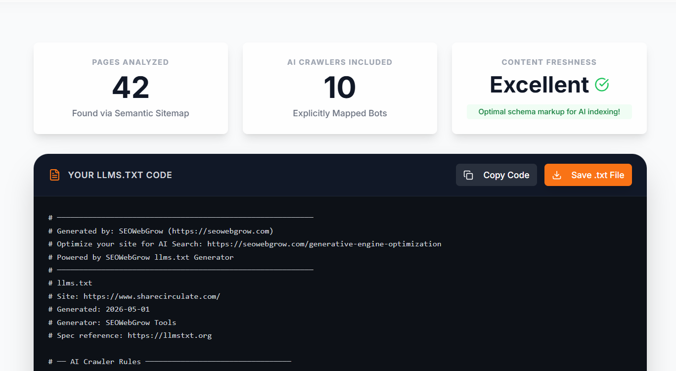 llms.txt Generator gallery image