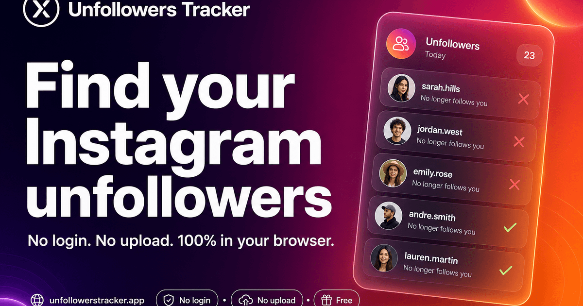Unfollowers Tracker gallery image