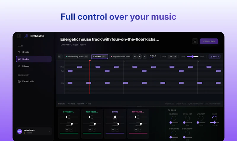 Orchestria screenshot 3