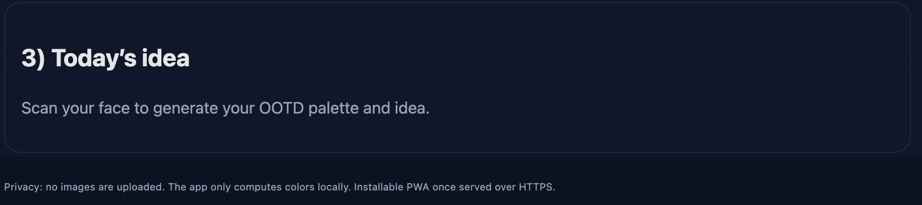 AI OOTD — Face-Based Fashion Idea gallery image