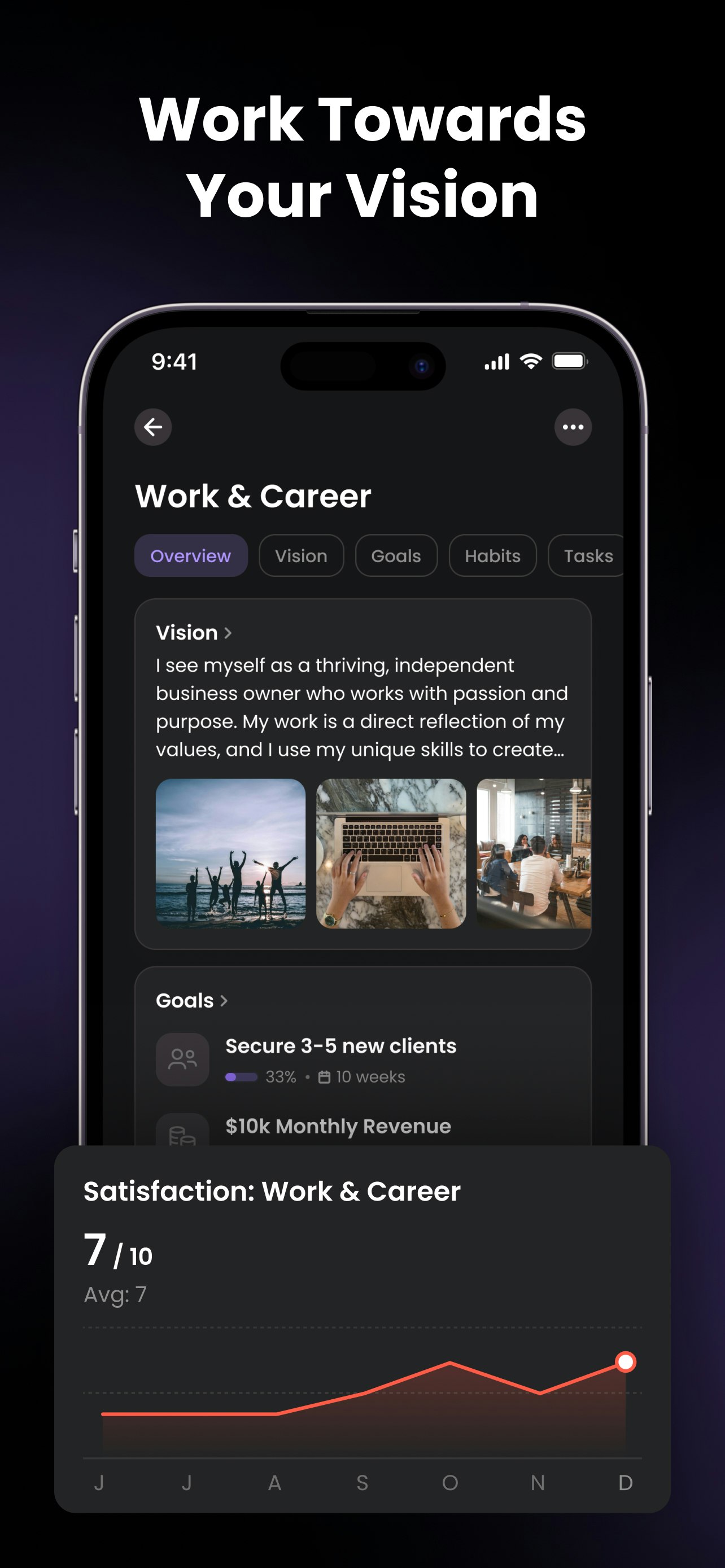 Grip - Combineert uw doelen, gewoonten en taken in één app media 10