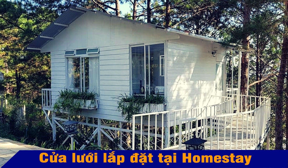 Cửa Lưới Cho Homestay