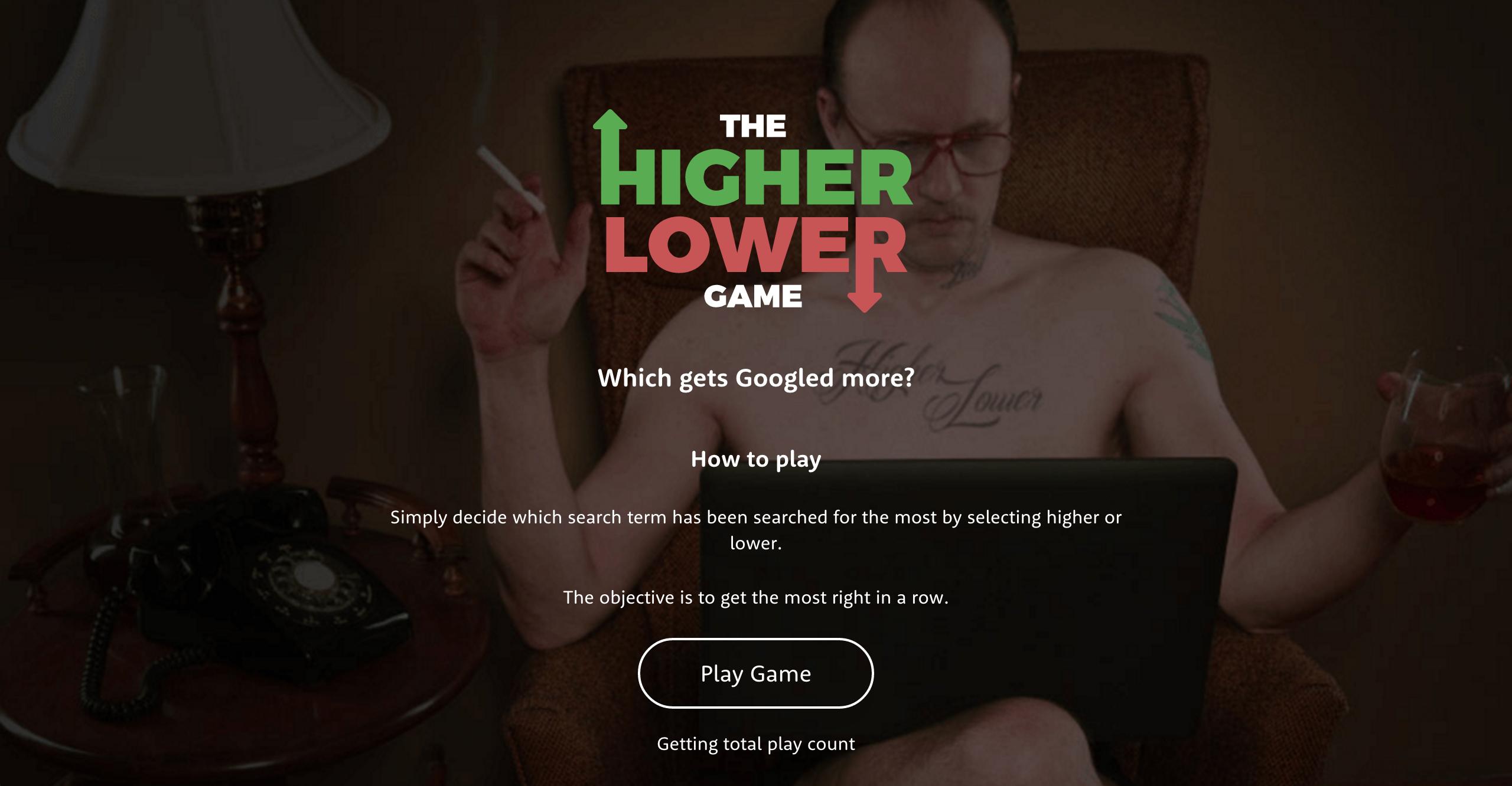 The Higher Lower Game gallery image