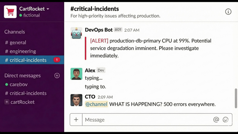 Technical Lead Simulator - Product Hunt launch logo and brand identity