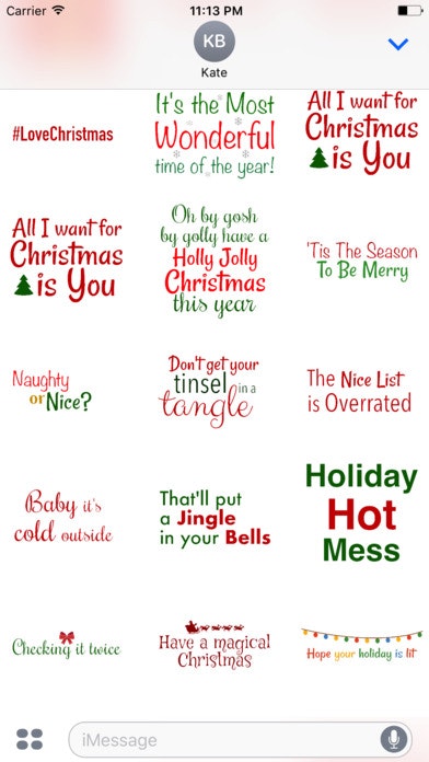 Merry Christmas To You Sticker Pack gallery image