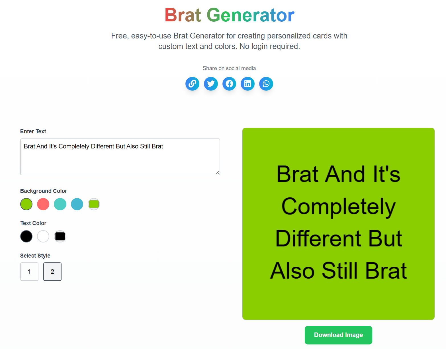 Brat Generator gallery image