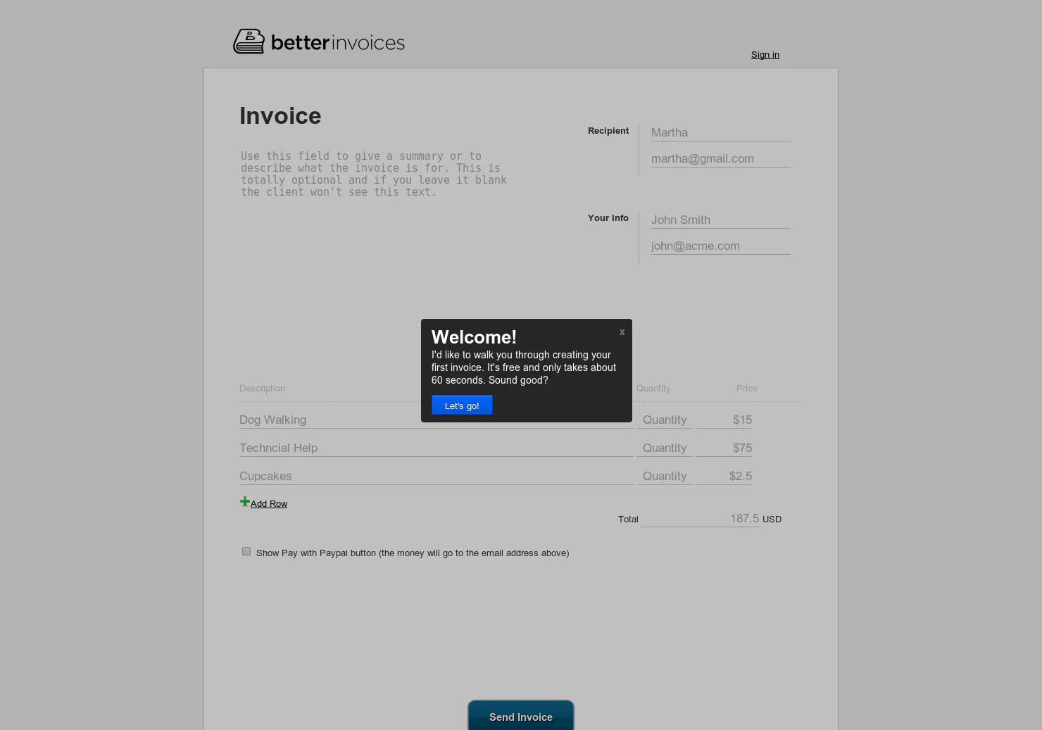 Better Invoices