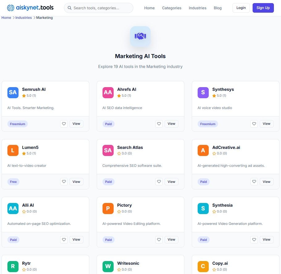 Marketing AI Tools - Ai Skynet  gallery image