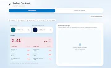 Color Contrast & Accessibility Checker gallery image