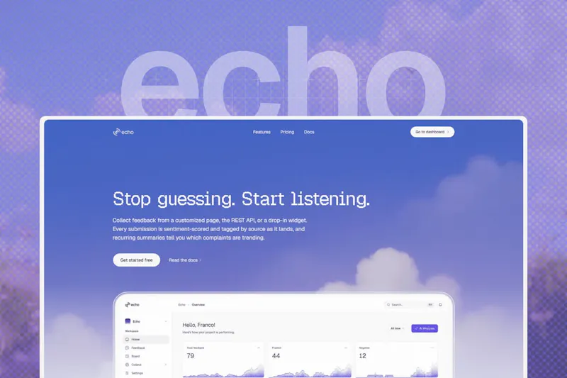 Echo screenshot 1
