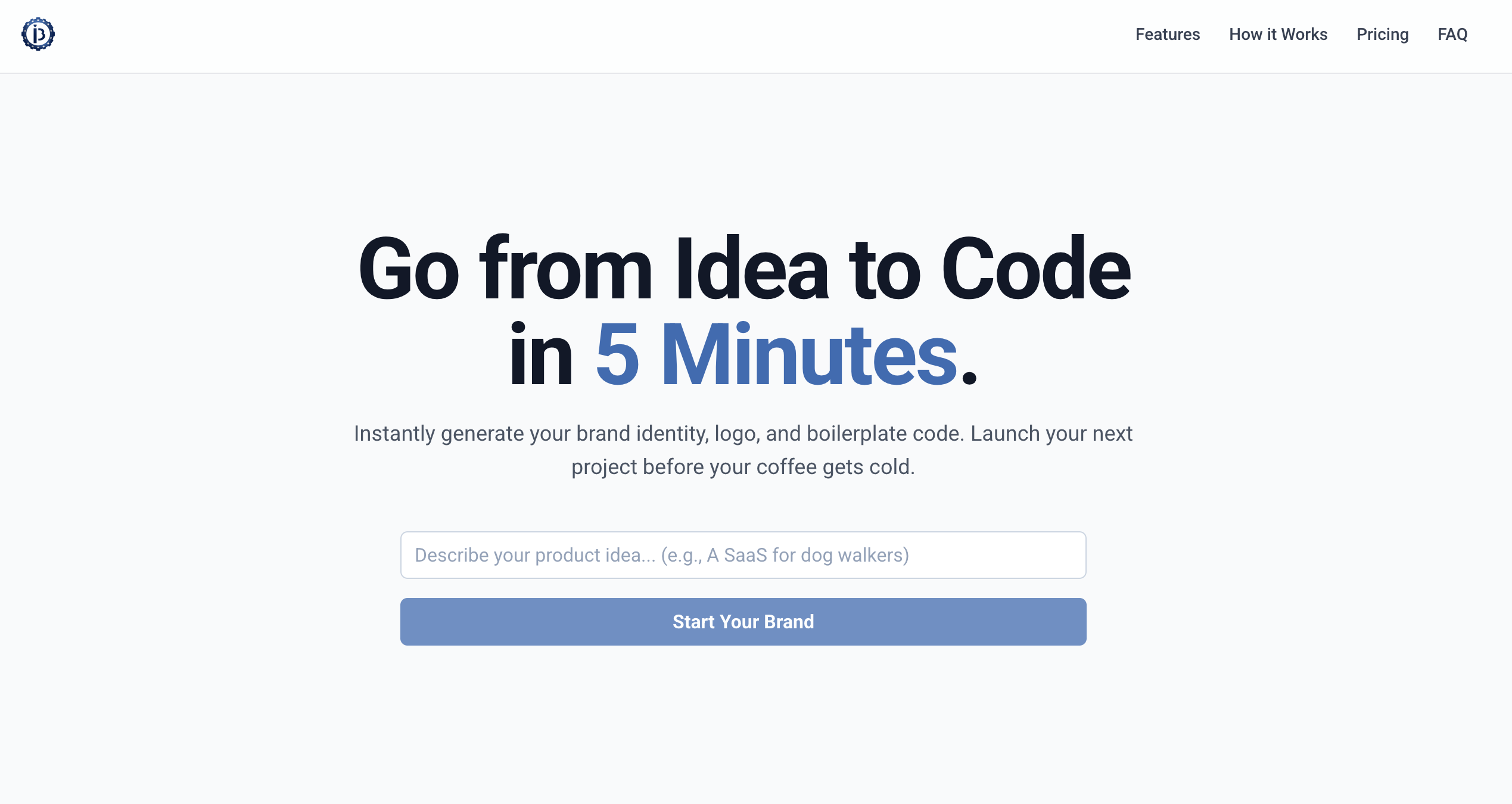 InitBrand - Main product screenshot demonstrating key features and user interface