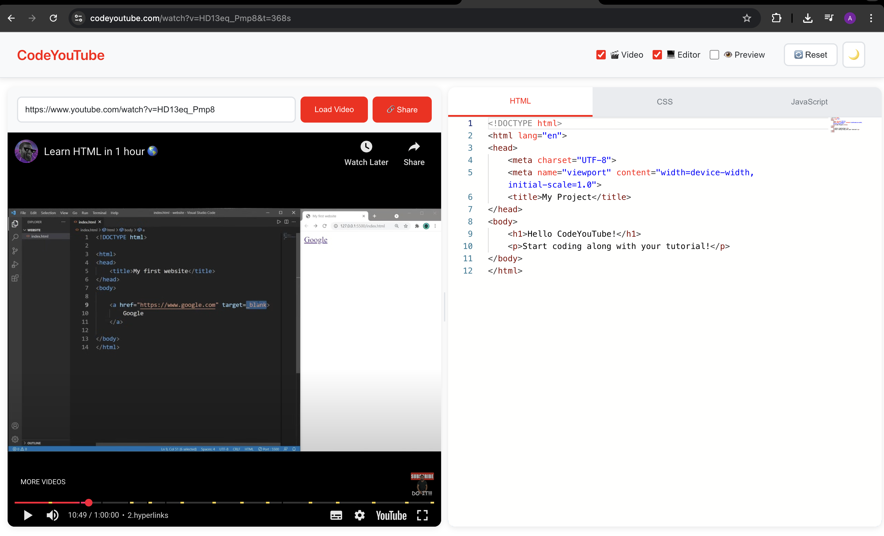 Média Code YouTube - Coder avec votre tutoriel 4