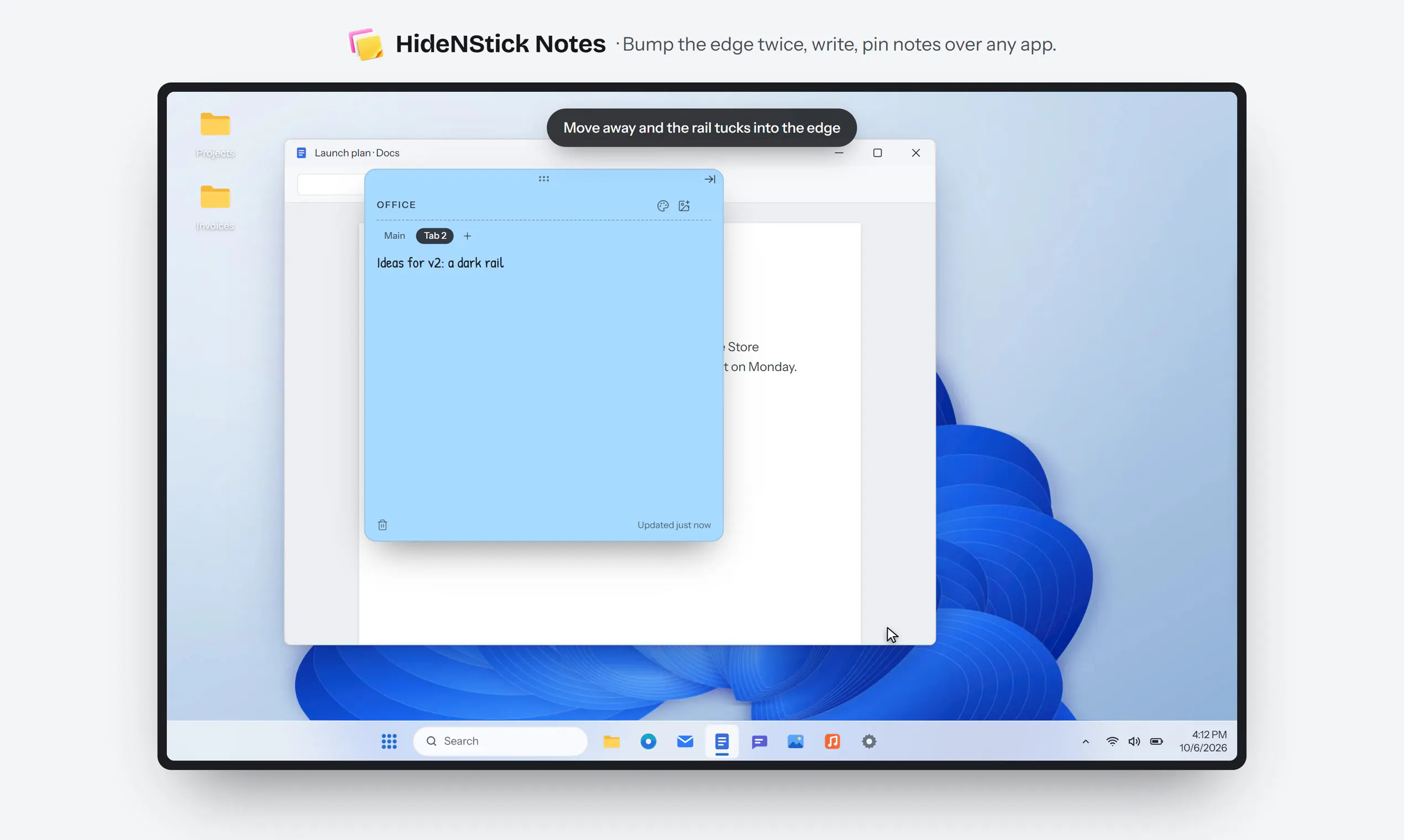 HideNStick Notes gallery image