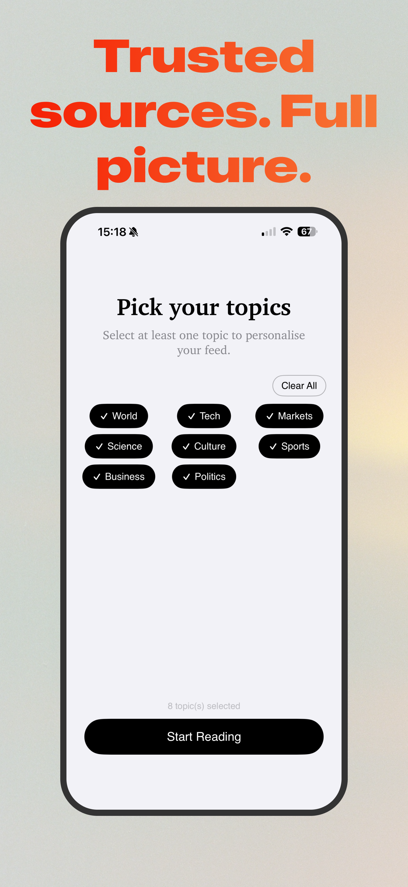 Beakly — Your news. Your way. gallery image