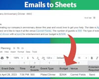 Export Emails to Sheets by cloudHQ media 2