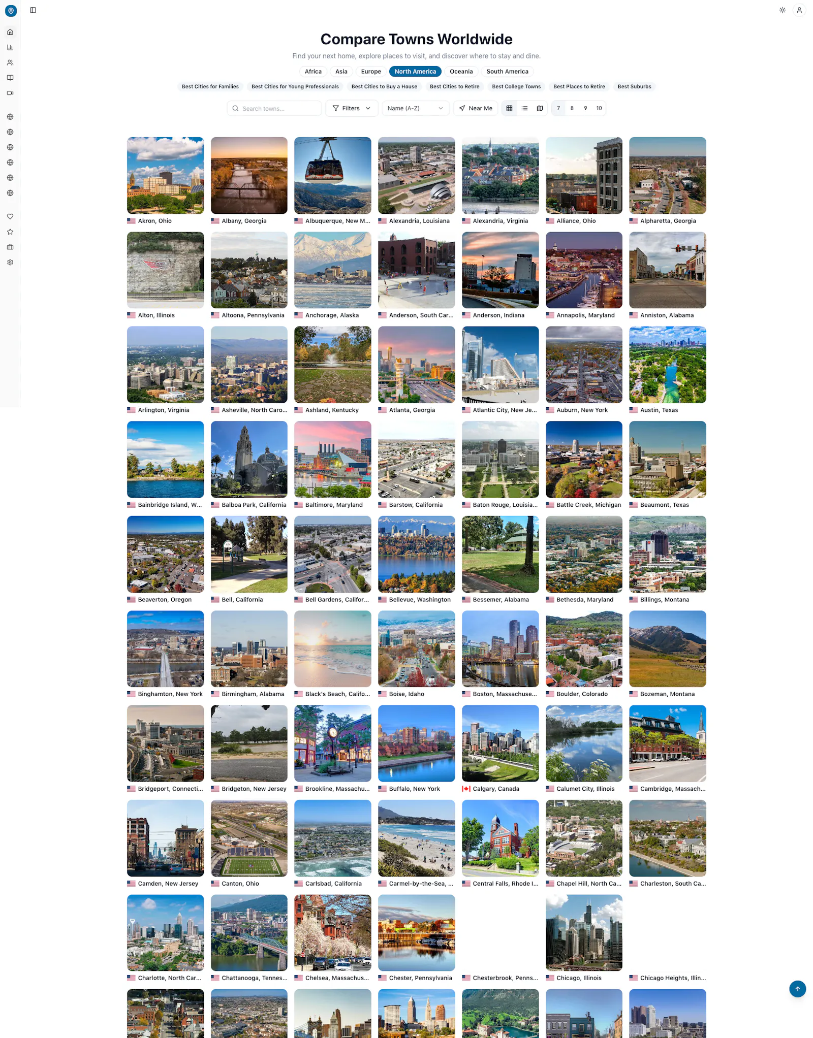 Compare Towns screenshot 1