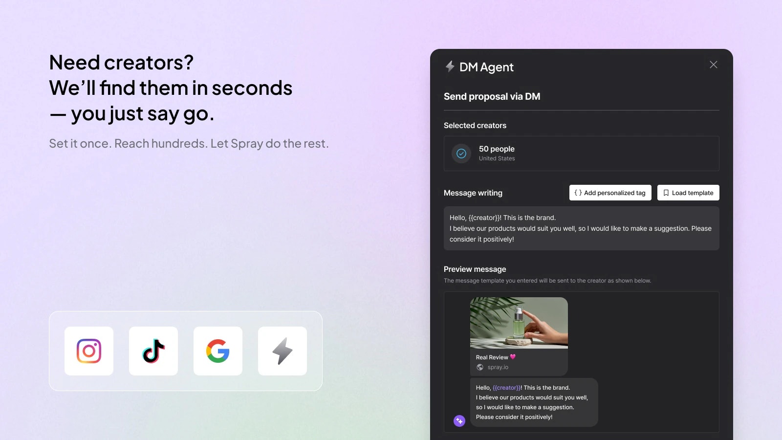 Sprey - İçeriğe göre etkileyicileri eşleştiren tek platform medya 3