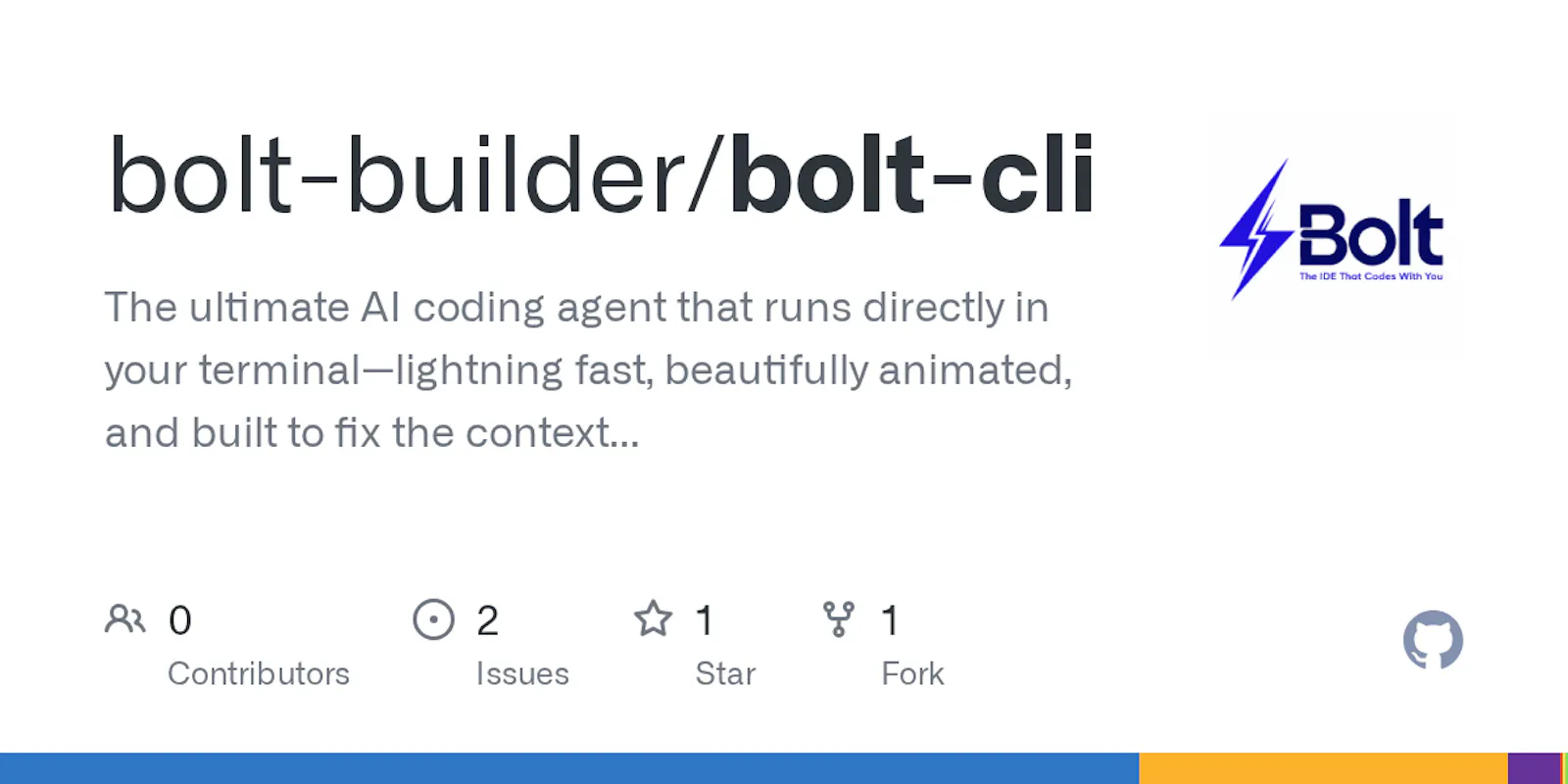 Bolt cli screenshot 2