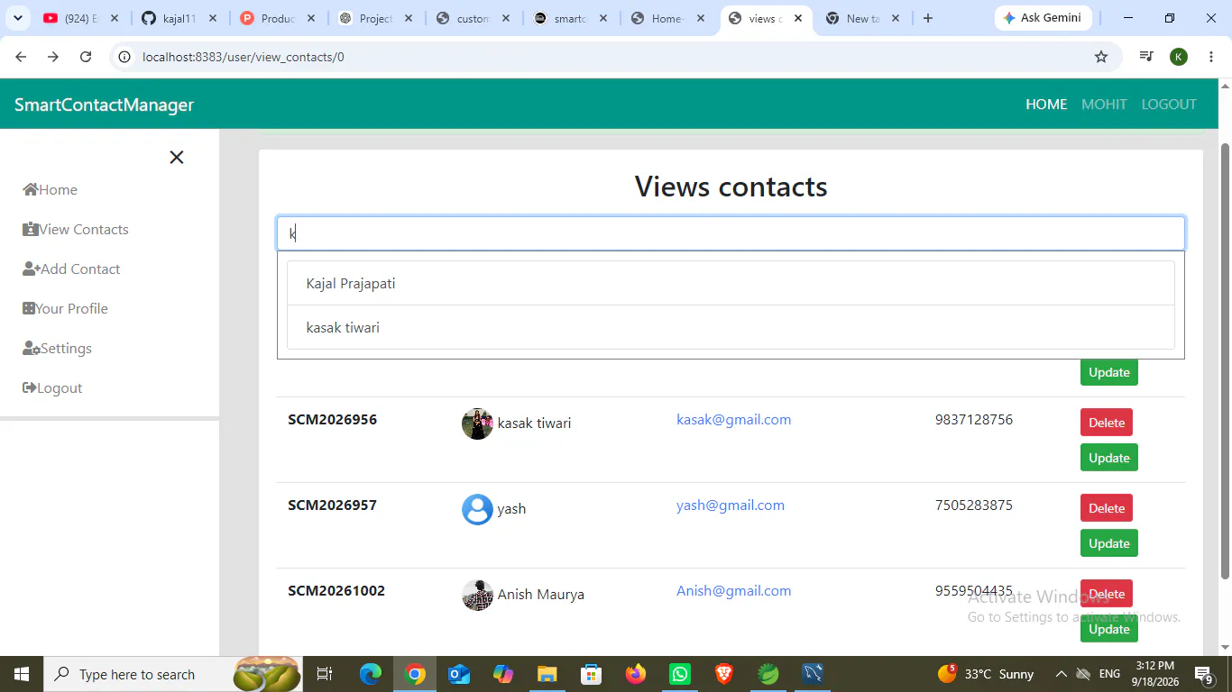 Smart Contact Manager gallery image